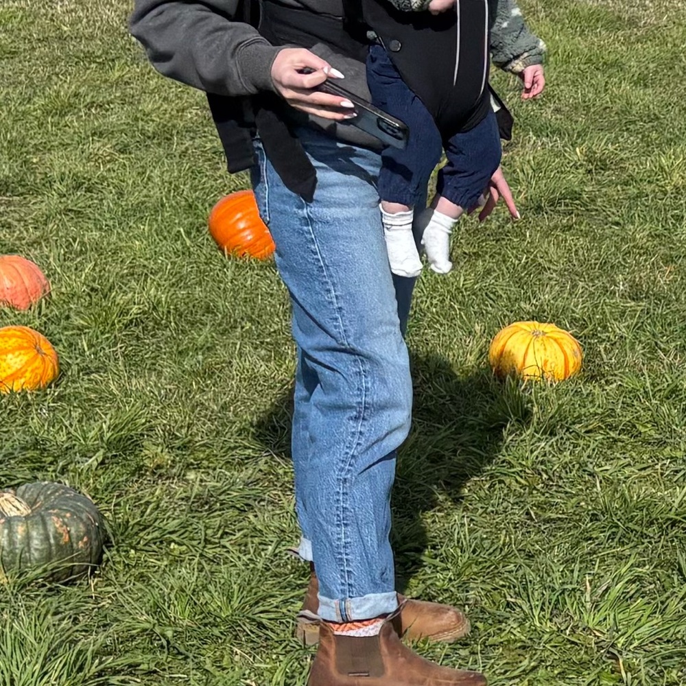 American Eagle Outfitters Blue Straight Leg Jeans - Picture 7 of 7